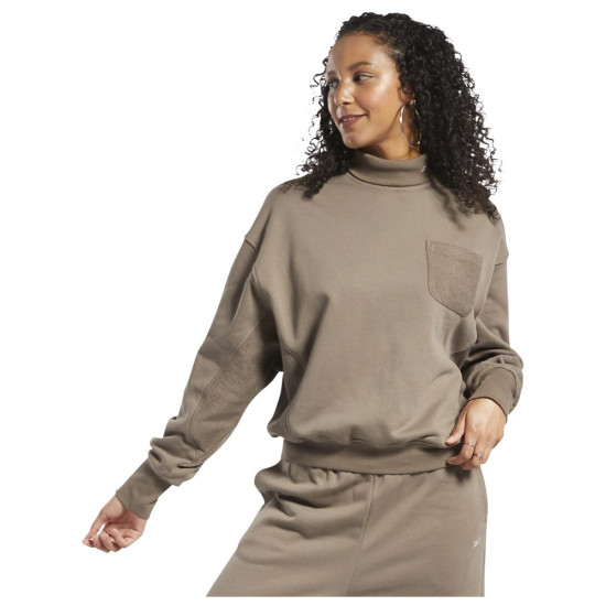 Reebok Γυναικείο φούτερ CL WDE Cotton French terry Coverup